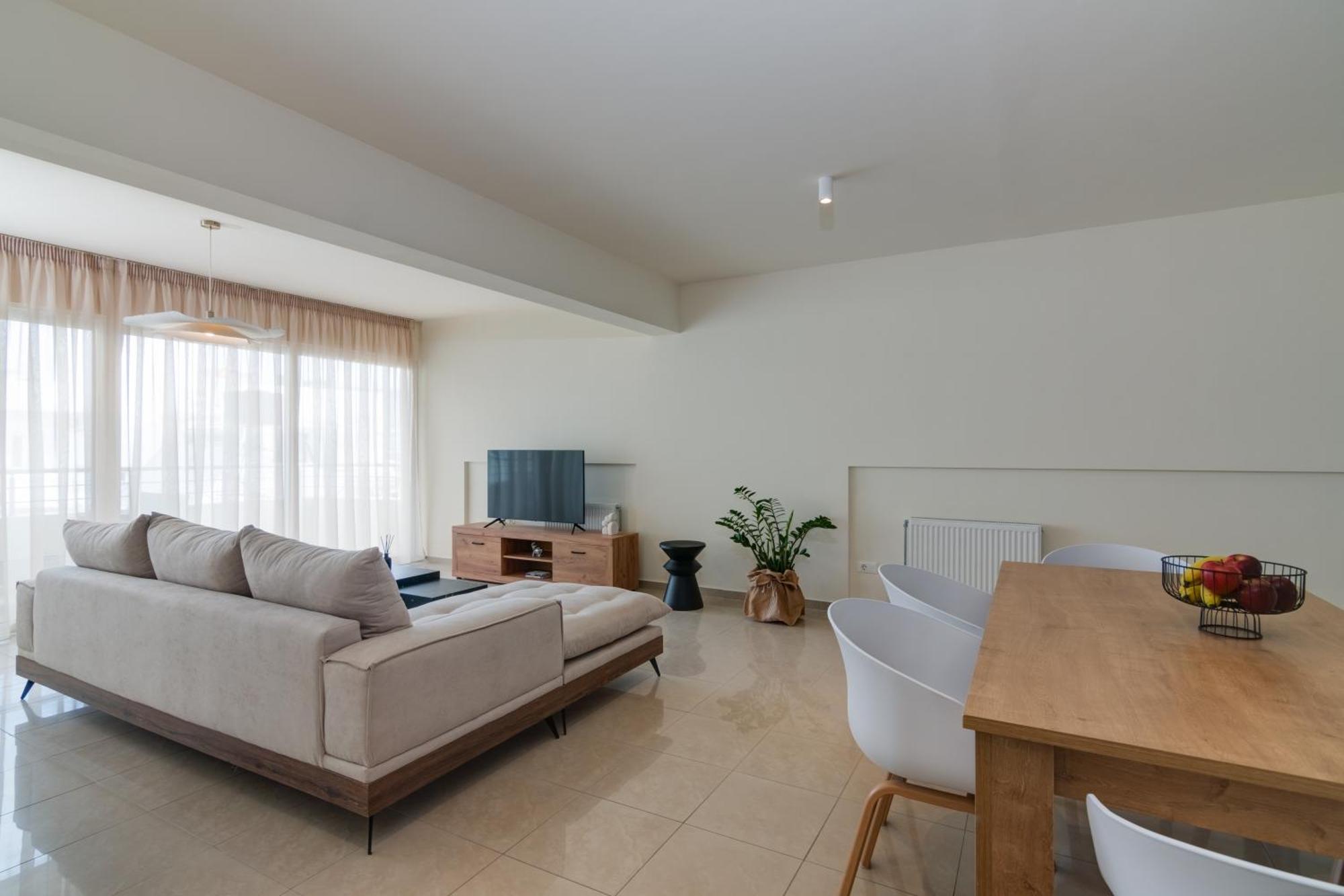 Oikies Luxury Apartments With Private Free Parking Area อายิโอสนิโกลาโอส ภายนอก รูปภาพ