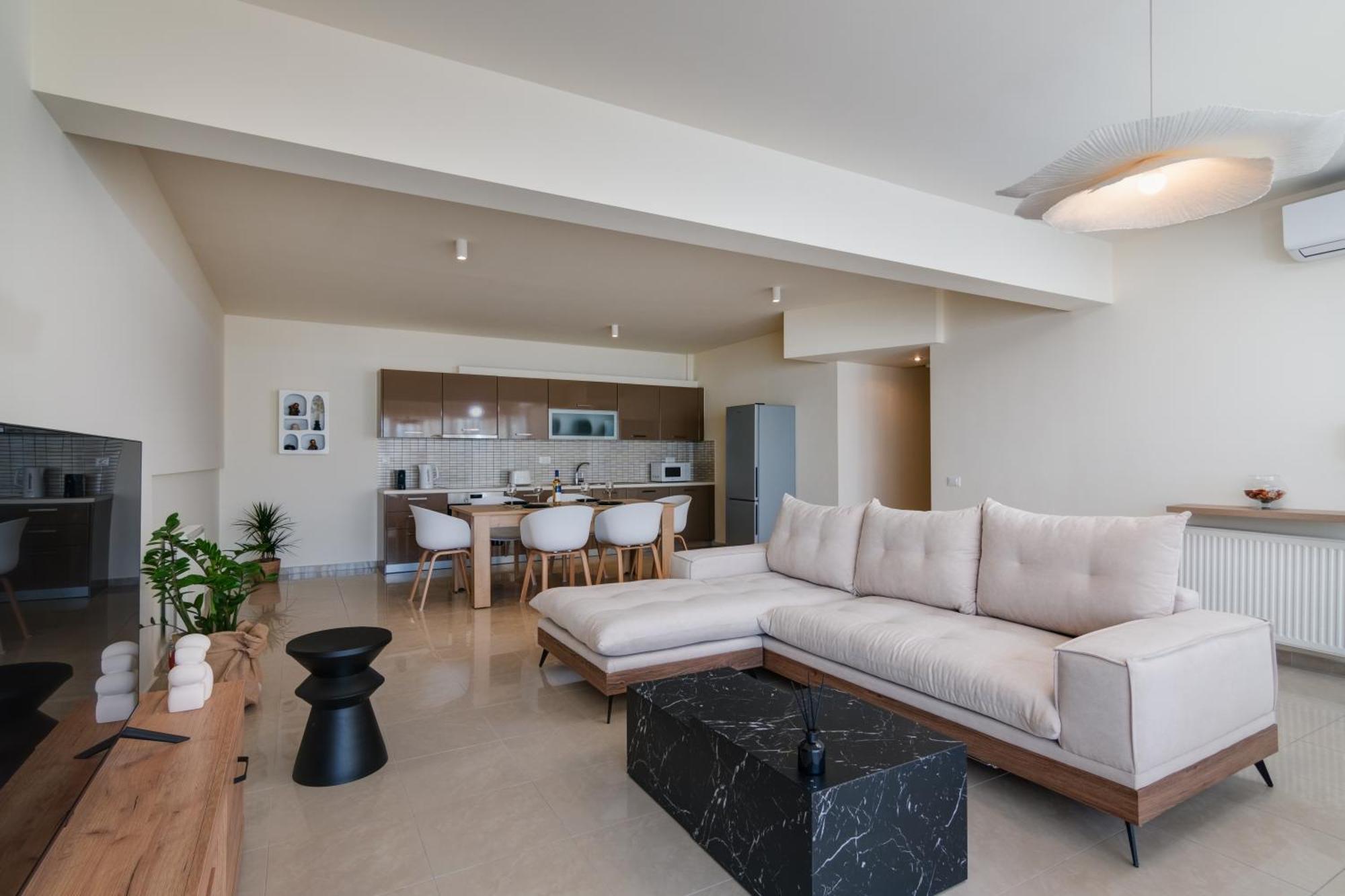 Oikies Luxury Apartments With Private Free Parking Area อายิโอสนิโกลาโอส ภายนอก รูปภาพ